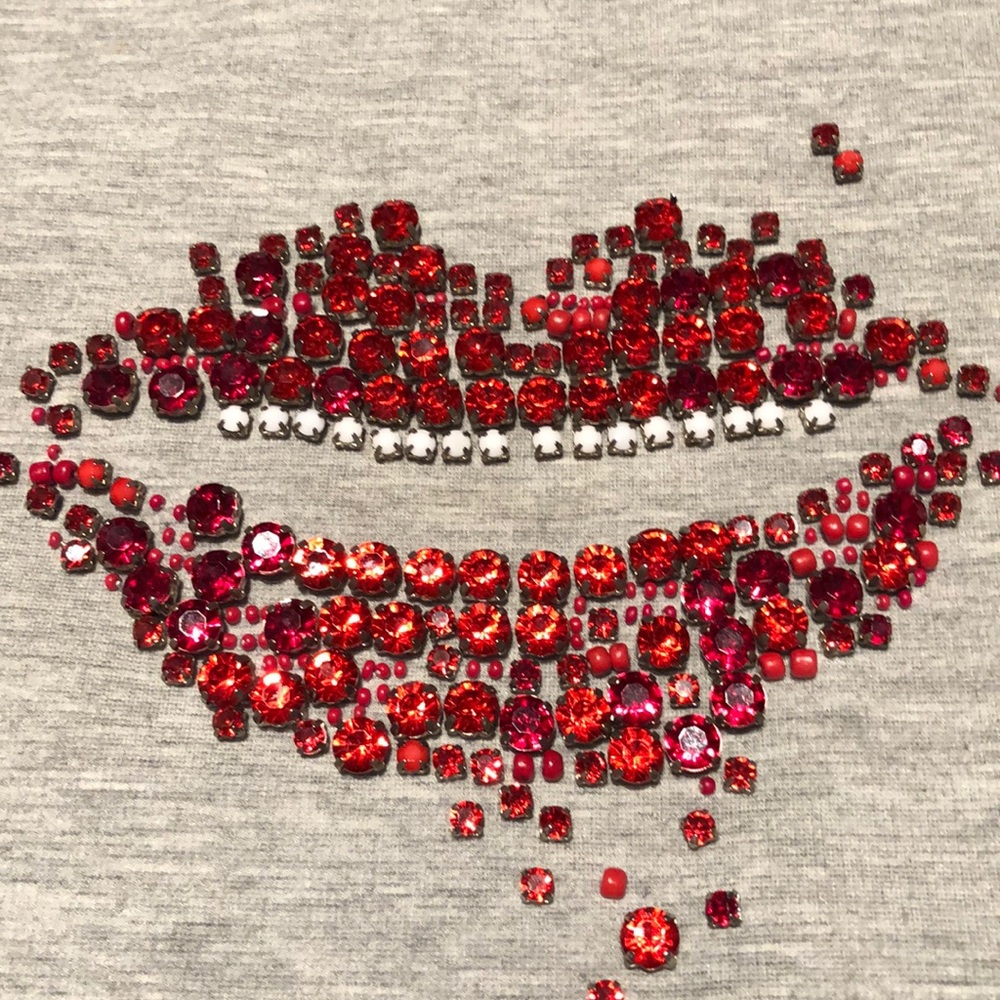 3.1 Philip Lim rhinestone crop sweatshirt!!!